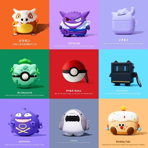 삼성 갤럭시 버드 3 프로 케이스 보호대에 대한 포켓몬 만화 실리콘 케이스 무선 보호 쉘 삼성 갤럭시 Buds3 커버