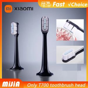 원래 Xiaomi Mijia 칫솔 헤드 T700 소닉 전동 칫솔 방수 소프트 건강 교체 소프트 강모 2/4/6Pcs