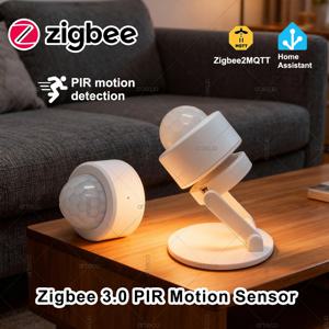 Zigbee 3.0 PIR 모션 센서 스마트 인체 적외선 감지기 PIR 센서는 홈 어시스턴트와 함께 작동합니다. Zigbee2MQTT는 게이트웨이가 필요합니다.
