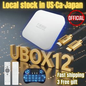 [정품]2025 신제품 UBOX 12 언블록 테크 TV 박스 ubox12 최고의 셋톱 안드로이드 박스 vs evpad 11P UBOX 11 영국 캐나다 일본 미국 한국