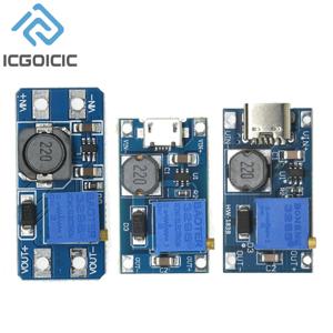 TYPE-C/USB 2A 최대 DC-DC 스텝 업 전원 모듈 부스터 전원 모듈 MT3608 2-24V ~ 5V/9V/12V/28V