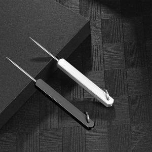 휴대용 티타늄 이쑤시개 포켓 이쑤시개 금속 이쑤시개 홀더 야외 피크닉 캠핑 편리한 고품질 이쑤시개