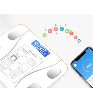 체지방 측정 스마트 무선 디지털 욕실 체중계, 스마트폰 앱과 블루투스 호환되는 체성분 분석기