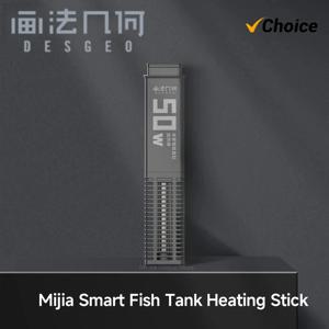 DESGEO 50W 스마트 어항 히터 - 앱 제어, 지능형 일정 온도 정밀 온도조절기 어항용