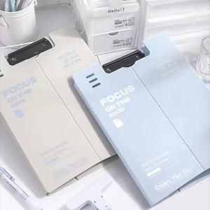 학생용 수직 보드 클립 A4 폴더 보드 클립 쓰기 패드, 종이 보관 및 필기 보드 정리정돈