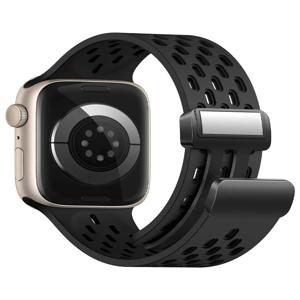 Apple 시계 밴드 용 실리콘 스트랩 49mm 45mm 44mm 42mm 40mm 41mm 자기 팔찌 Correa iWatch 시리즈 9 8 SE 7 6 5 4 3 Ultra