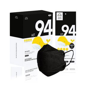 바이오셀프케어 KF94 소형 마스크 블랙 50매(1매입)