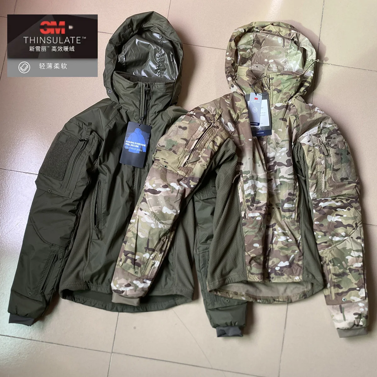 UF 소프트 쉘 재킷 Thinsulate ™   고효율 따뜻한 벨벳 면 의류 복제 DELTA ACE PLUS G3