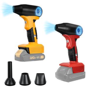 Dewalt/Milwaukee 18V 20V 배터리용 브러시리스 제트 송풍기 폭력적인 터보 팬 130000 RPM 4단 무선 휴대용 팬(배터리 없음)