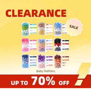 클리어런스_50개/묶음 12mm 아기 치아발육기 실리콘 비즈 라운드 실리콘 비즈 액세서리 DIY 신생아 젖꼭지 체인 팔찌용