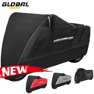 방수 오토바이 커버 M L XL XXL XXXL XXXXL 올 시즌 오토바이 커버 방진 UV 보호 야외 캠핑 모토 커버