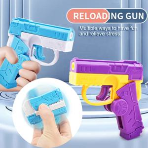 2 in 1 변형 된 Fidget Spinner 어린이를위한 장난감 총 Antistress 핸드 스피너 벤트 장난감 재미 있은 자동 리바운드 미니 총 자이로 선물