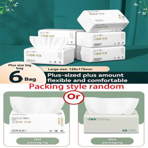 8팩 추출형 화장지 4겹 두꺼운 물티슈 페이셜 티슈 주방 냅킨 손수건 일회용 티슈