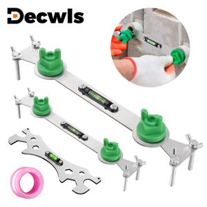 버블 레벨 표시기가 있는 스테인레스 스틸 냉온수 파이프 레벨러, 가정용 수도꼭지/샤워기/온수기/파이프 레벨링 도구, 옵션 샤워기/샤워기/수도꼭지 다기능 설치 렌치