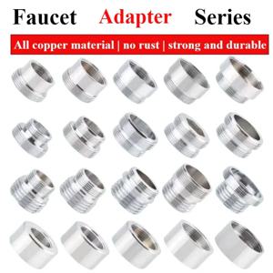 1개 묶음 M22에서 M20, M18, M28로 변환 가능한 스테인리스 스틸 연결부 수도꼭지 조인트 주방 수도꼭지 어댑터 정수기 액세서리