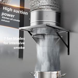 고속 추출기 환기 선풍기 배기 송풍기, 욕실 주방 변기 환기 창 벽 배기 선풍기, 6 인치, 8 인치