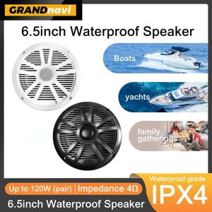 6.5 인치 1PCS 60W 해양 스피커 요트 골프 카트 ATV UTV 선박 사우나에 대 한 방수 내후성 스테레오 보트 스피커