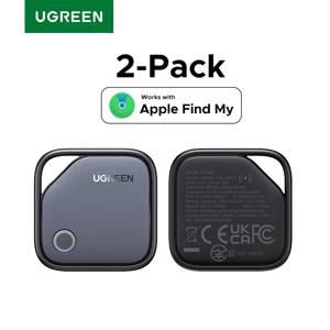 UGREEN 스마트 태그 블루투스 추적기, 키 찾기 항목 찾기 SmartTag iPhone용 최대 2년 배터리 Apple Find My(IOS만 해당)