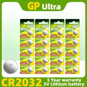 CR2032 GP 5-100PCS 배터리 3V 리튬 pilas ECR2032 BR2032 DL2032 2032 원격 자동차 제어 계산기 용 코인 셀 배터리