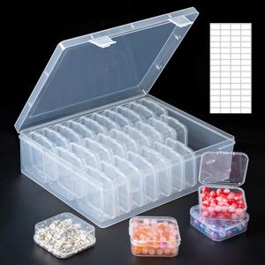 4/10/12/14/15/30/48 그리드 다이아몬드 페인팅 보관 상자, 네일 아트 쥬얼리 라인 석 보관 용기, 다기능 보관 케이스