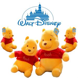 25-45cm 디즈니 위니 더 푸 플러시 장난감 부드러운 인형 귀여운 애니메이션 엘프 인형 만화 푸 베어 플러시 인형 소년을 위한 생일 선물