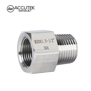에이와이 ®   304 스테인레스 스틸 육각 어댑터 커넥터 암-수 파이프 피팅 스레드 BSP 1/8 