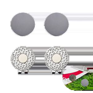 볼 마커와 2 Pcs 골프 HatClip MagneticGolf 모자 클립 및 골프 공 마커 남자 여자 골퍼 액세서리