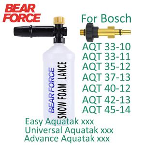 Bosch AQT Aquatak 고압 폼 건 비누 폼 노즐 자동차 클린 폼 워시 비누 분무기 용 압력 와셔 스노우 폼 랜스