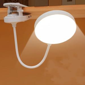 USB 충전식 LED 책상 램프, 3가지 모드 터치 디밍 눈 보호 테이블 램프(접이식 클램프 포함), 라이트 테이블 액세서리 어린이용