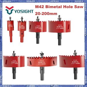 1pcs M42 20mm-200mm 금속, 목재, 석고 보드 용 조정 가능한 구멍 톱 드릴 비트-다양한 DIY 프로젝트를위한 내구성 절단 도구