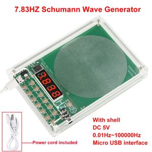 DC 5V 0.01Hz ~ 100000Hz 가변 주파수 7.83HZ 슈만 파동 발생기 사인파 신호 발생기 마이크로 USB 인터페이스