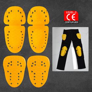 CE 레벨 2 승인 무릎 패드 오토바이 바지 용 엉덩이 보호대 범용 삽입 오토바이 보호 장비 무릎 엉덩이 보호