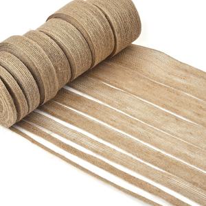 0.6-5cm 천연 삼베 패브릭 황마 공예 리본 레이스 선물 포장 크리스마스 소박한 빈티지 웨딩 장식 10 미터