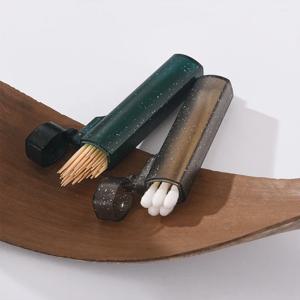 1pc 투명 미니 스토리지 박스 간단한 작은 물체 밴드 에이드 분류 마무리 상자 휴대용 이쑤시개 면봉 상자