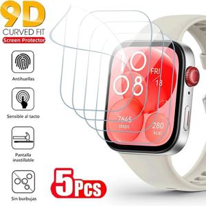 화웨이 시계 맞는 3/4/프로 안티 스크래치 클리어 TPU 하이드로 겔 필름 화웨이 시계 액세서리 보호 필름에 대 한 5PCS 화면 보호기