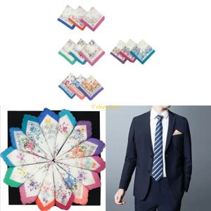 N58F 꽃 무늬 땀 땀 흡수성 주머니 손수건 스포츠 및 야외 활동 부드럽고 흡수성 포켓 타월