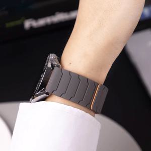 삼성 갤럭시 워치 7 6 5 4 3용 22mm 20mm 마그네틱 밴드, 화웨이 워치 GT5/4/3Pro 46mm 용 실리콘 루프 스트랩 (알티밋 코레아)