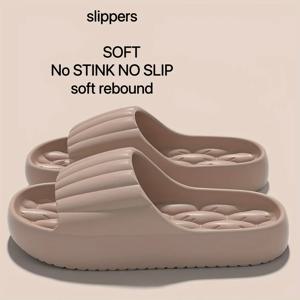 슬리퍼 여성용 EVA 슬라이드 슬리퍼 - 부드럽고 편안한 미끄럼 방지 실내/실외 하우스 슈즈, 세탁 가능한 올 시즌 디자인