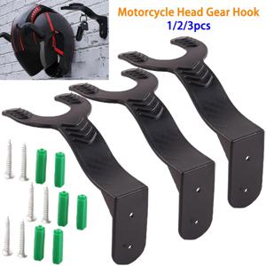 1/2/3PCS 오토바이 헤드 기어 후크 오토바이 헬멧 홀더 헬멧 후크 벽 마운트 축구 자전거 모자 걸이 스탠드