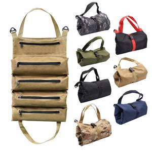 도구 가방 주최자 다기능 대형 도구 주최자 가방 헤비 듀티 롤업 도구 가방 주최자 캐리어 가방 캠핑 장비