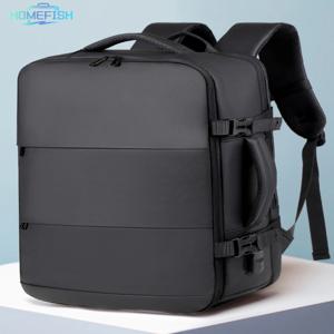 HOMEFISH 라이언에어 기내 가방 - 남녀 공용 15.6인치 노트북 비즈니스 여행 백팩 대학 학교 백팩