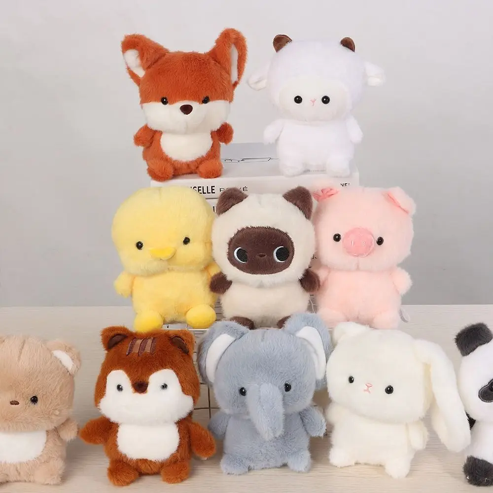 귀여운 16cm 봉제 동반자 인형 봉제 코끼리 봉제 동물 베개 카피바라 슈퍼 소프트 동물 봉제 장난감 책상