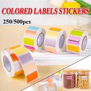 방수 컬러 라벨 스티커 색상 코드 제거 가능한 라벨 재고 주소 파일 분류용 단색 태그