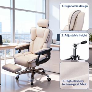 인체공학적 사무실 의자 게임용 소파 의자 대각선 조절 가능한 등받이 머리 받침대 가정용 사무용품