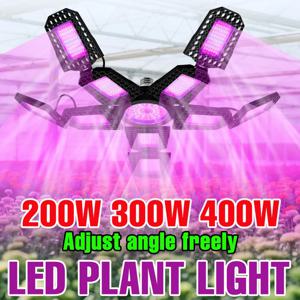 400W LED 식물 성장 전구 전체 스펙트럼 램프 E27/E26 실내 꽃 수경 재배 온실 텐트 토마토 채소 재배