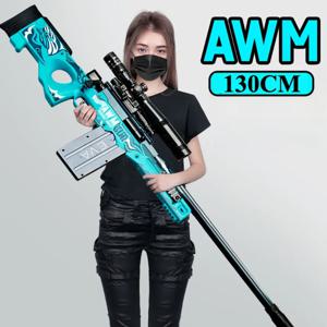 Awm 소프트 총알 장난감 총 수동 장전 발사 가능 전투 저격 소총 야외 게임 CS 전투 성인 소년 선물