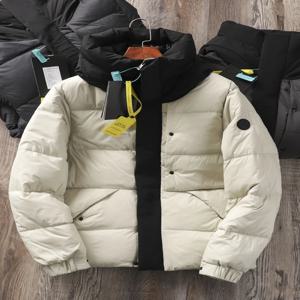 천장 높이까지 내려오는 울트라 콜드 시리즈 하이 플러피 90 화이트 덕다운 후드 재킷 남녀 가을 겨울 패셔너블 아우터웨어