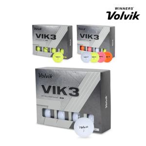 [3더즌 세트] 볼빅 빅3 플러스 (VIK3 PLUS) 3피스 프리미엄 골프공