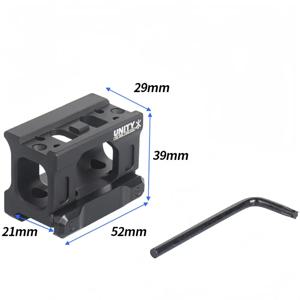 Aimpoint M5s/M5b/T2/R5/Duty RDS Red Dot Sight Scope Universal 20mm 레일 강화 브래킷 용 전술 UNITY Fast Riser Mount