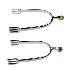 2개 세트 말 스퍼스 승마 부츠 장식 장비 아연 합금